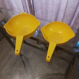 Vintage Tupperware Strainers